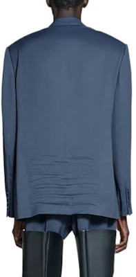 Balenciaga FW22 Solid Color Single-Breasted Oversized Jacket Blue Men’s 674430TNO611760 Purchase Balenciaga FW22 Solid Color Single-Breasted Oversized Jacket Blue Men’s 674430TNO611760