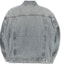 Lookbook Balenciaga FW22 Unisex Washed Denim Twill Long Sleeve Jacket Blue. 706654TDW144824