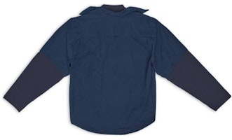 Balenciaga FW22 復古拼接長袖襯衫 寬鬆版型 藍色男裝。 699227TYB184100 Lookbook Balenciaga FW22 復古拼接長袖襯衫 寬鬆版型 藍色男裝。 699227TYB184100