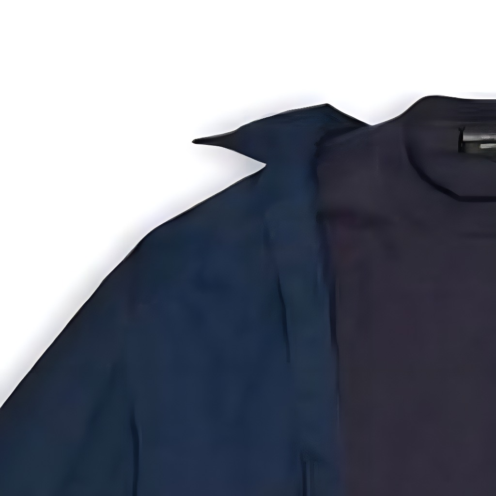 Cheap Balenciaga FW22 復古拼接長袖襯衫 寬鬆版型 藍色男裝。 699227TYB184100