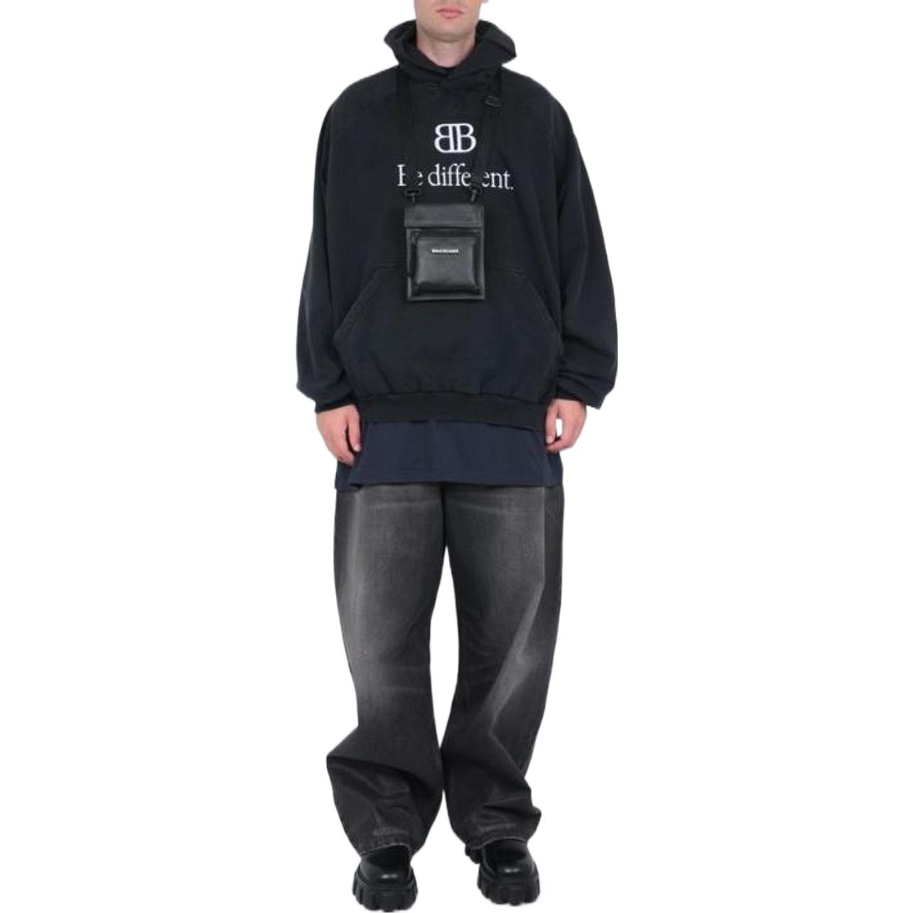 Balenciaga FW22 Washed Straight-Leg Loose Fit Grey Jeans for Men. 719341TNW611270 圖 4