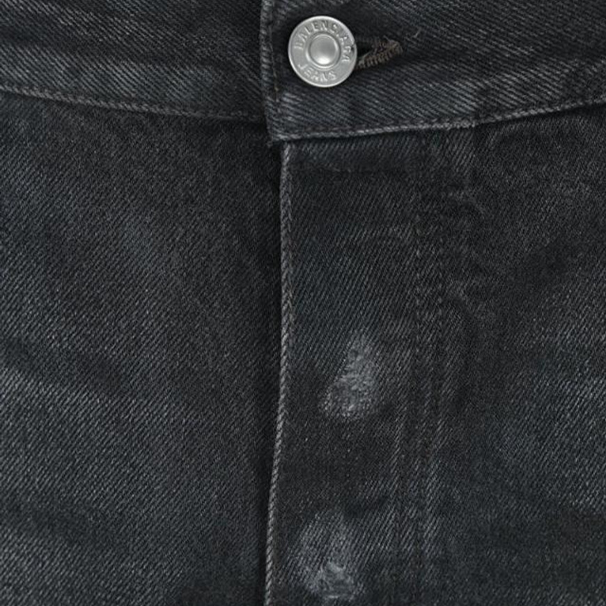 Balenciaga FW22 Washed Straight-Leg Loose Fit Grey Jeans for Men. 719341TNW611270 圖 5