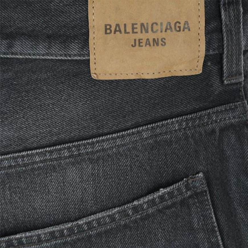 Balenciaga FW22 Washed Straight-Leg Loose Fit Grey Jeans for Men. 719341TNW611270 圖 6
