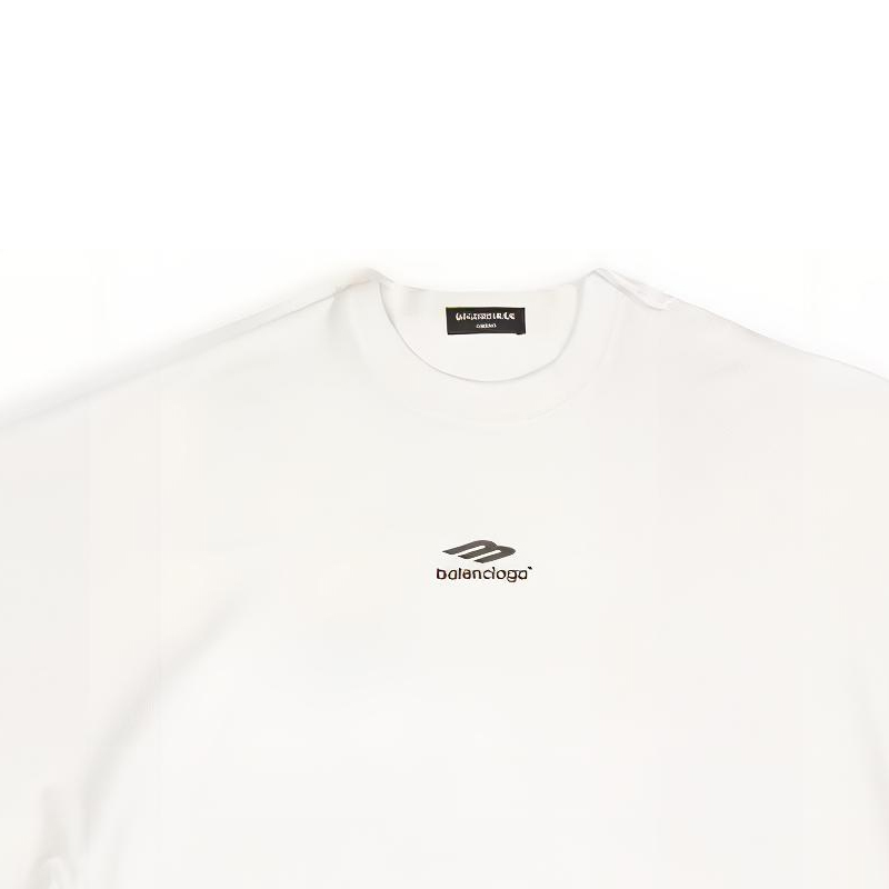 Balenciaga FW22 White Logo Printed Oversized Unisex T-Shirt. 704032TMVJ70978 圖 6