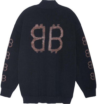 バレンシアガ FW23 ブラック レタープリント タートルネック セーター 750413T32801000 Buy バレンシアガ FW23 ブラック レタープリント タートルネック セーター 750413T32801000