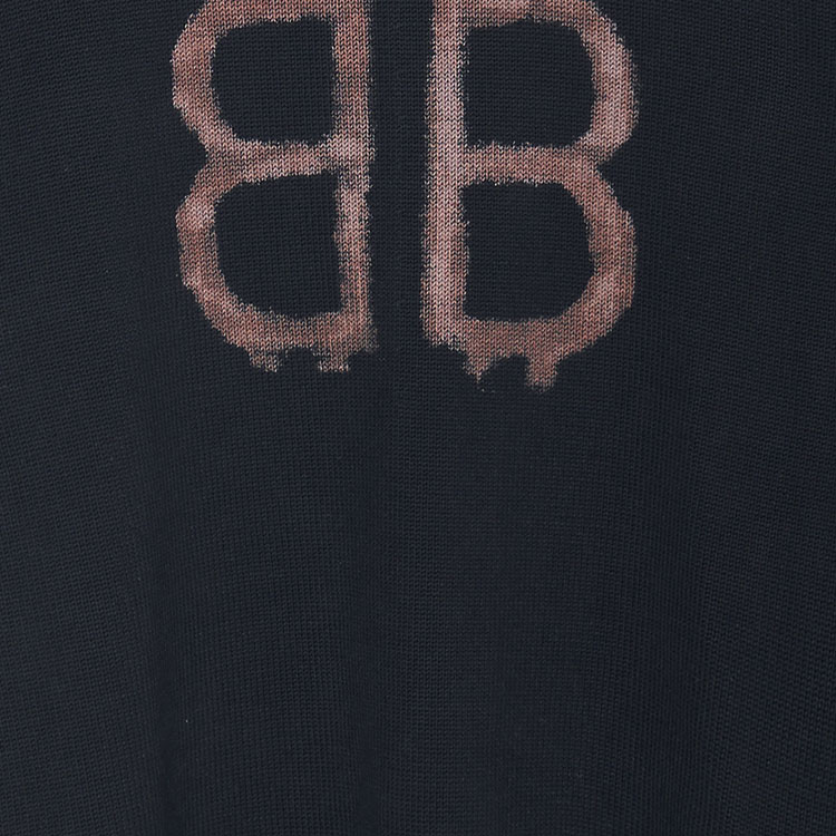 Sizing バレンシアガ FW23 ブラック レタープリント タートルネック セーター 750413T32801000