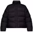 Order Balenciaga FW23 Jaket Hitam Puffer - Warna Solid, Zip-Up, Potongan Biasa. 769408TJO031000