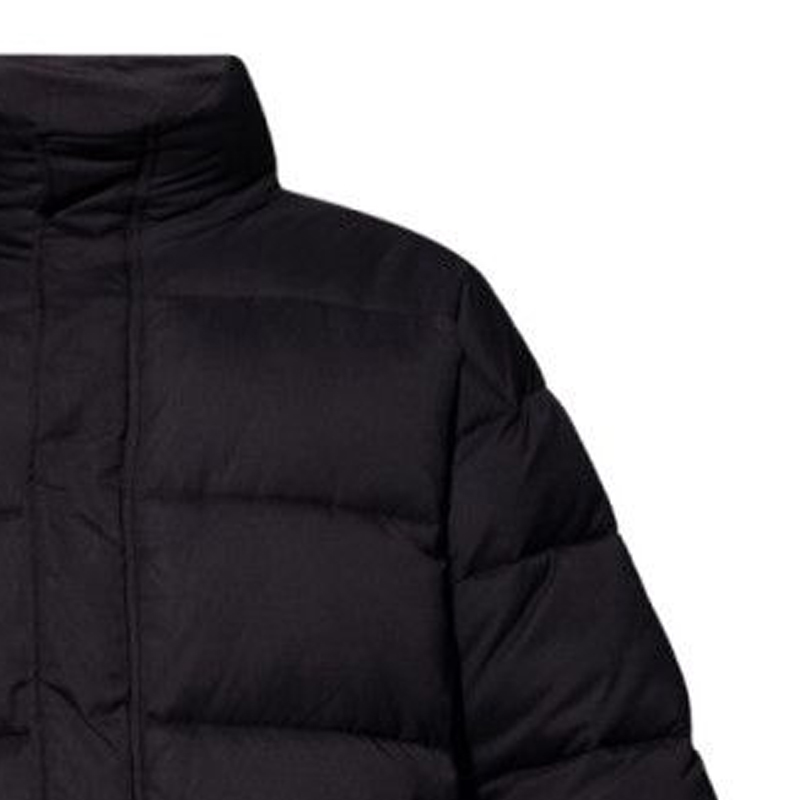 Details for Balenciaga FW23 Jaket Hitam Puffer - Warna Solid, Zip-Up, Potongan Biasa. 769408TJO031000