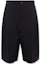 Order Balenciaga FW23 Black Solid Straight-Fit Casual Shorts. 699002TJO260100