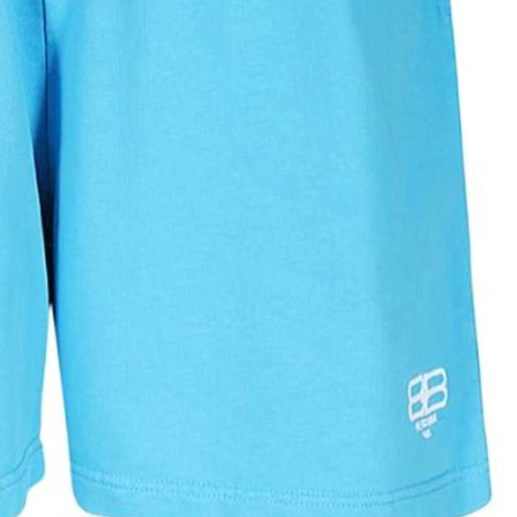 Details for 巴黎世家 FW23 藍色標誌中腰直筒休閒短褲 676137TMVG64090