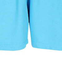 Sizing Balenciaga FW23 Blue Logo Print Mid-Rise Straight-Leg Casual Shorts. 676137TMVG64090