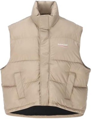 Balenciaga FW23 Logo Baju Tanpa Lengan Leher Tinggi Kapas Khaki. 762769TPO069501 Buy Balenciaga FW23 Logo Baju Tanpa Lengan Leher Tinggi Kapas Khaki. 762769TPO069501