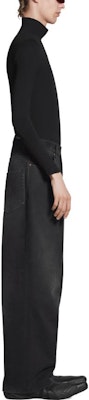 巴黎世家FW23宽松黑灰色阔腿牛仔裤 745213TPW541011 Purchase 巴黎世家FW23宽松黑灰色阔腿牛仔裤 745213TPW541011