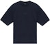 Buy Balenciaga FW23 Loose Fit Crewneck Tee with Solid Color Logo Embroidery. 612966TMVG78190