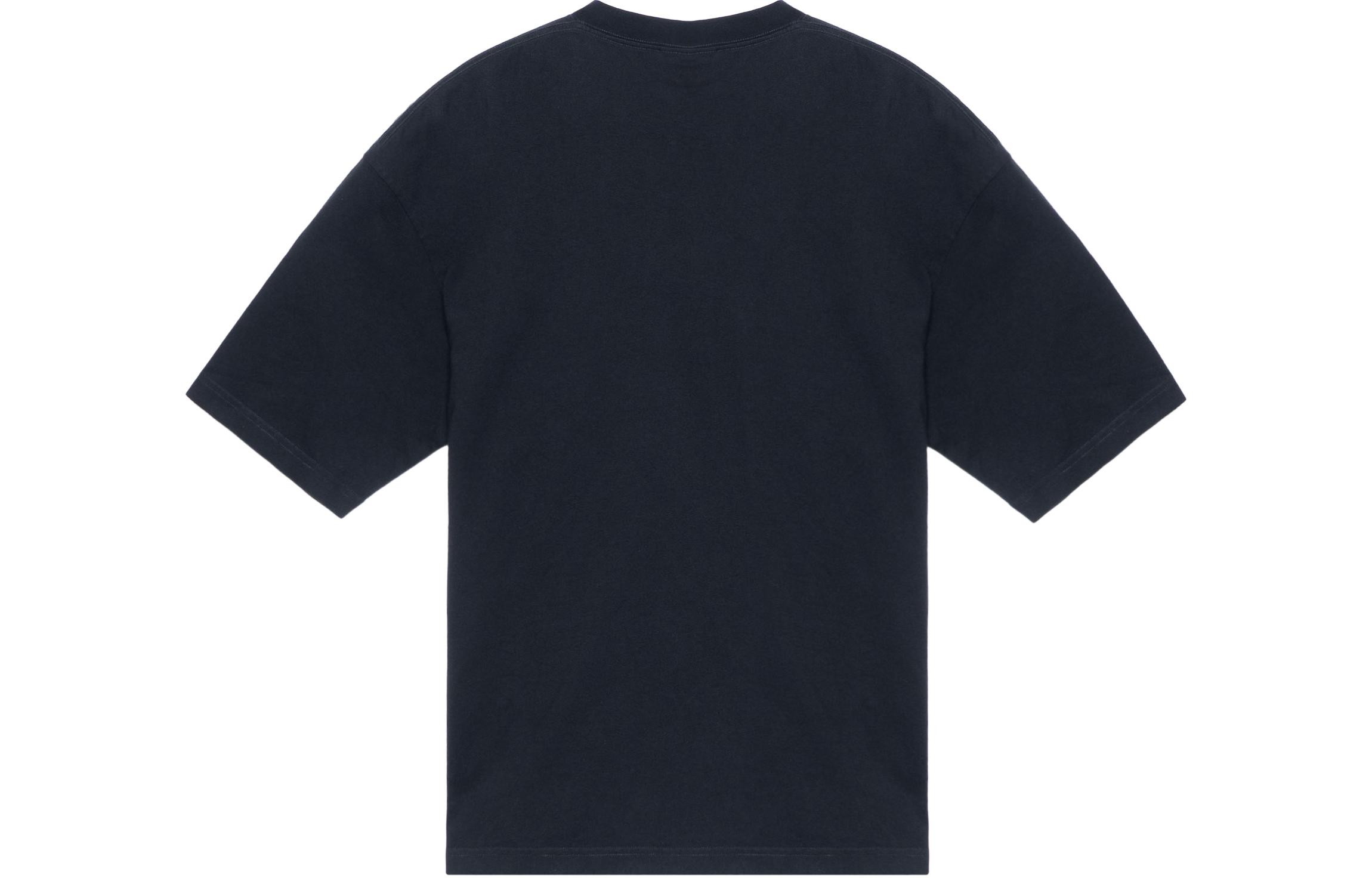 Lookbook Balenciaga FW23  Loose Fit Crewneck Tee with Solid Color Logo Embroidery. 612966TMVG78190