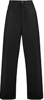 Balenciaga FW23 Loose Fit High-Waisted Straight Casual Pants Black. 746513TNM601000 Balenciaga FW23 Loose Fit High-Waisted Straight Casual Pants Black. 746513TNM601000