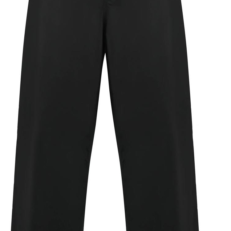 Details for 巴黎世家 FW23 高腰直筒休閒長褲 黑色。 746513TNM601000