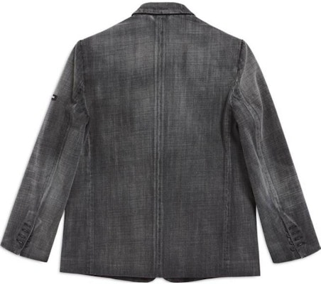 巴黎世家 FW23 水洗徽标西装外套 常规版型 - 石灰灰 767953TPW541011 Lookbook 巴黎世家 FW23 水洗徽标西装外套 常规版型 - 石灰灰 767953TPW541011