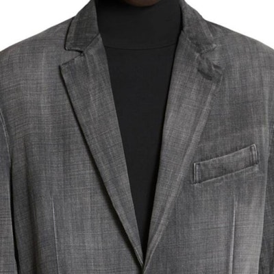 巴黎世家 FW23 水洗徽标西装外套 常规版型 - 石灰灰 767953TPW541011 Sizing 巴黎世家 FW23 水洗徽标西装外套 常规版型 - 石灰灰 767953TPW541011