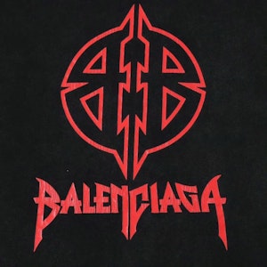 バレンシアガ FW23 アルファベットロゴプリント ブラックTシャツ レギュラーフィット 764235TPVI21568 Purchase バレンシアガ FW23 アルファベットロゴプリント ブラックTシャツ レギュラーフィット 764235TPVI21568