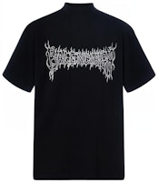 Balenciaga FW23 Alphabet Print Oversized Black Unisex T-Shirt. 739028TPVN51070 Balenciaga FW23 Alphabet Print Oversized Black Unisex T-Shirt. 739028TPVN51070