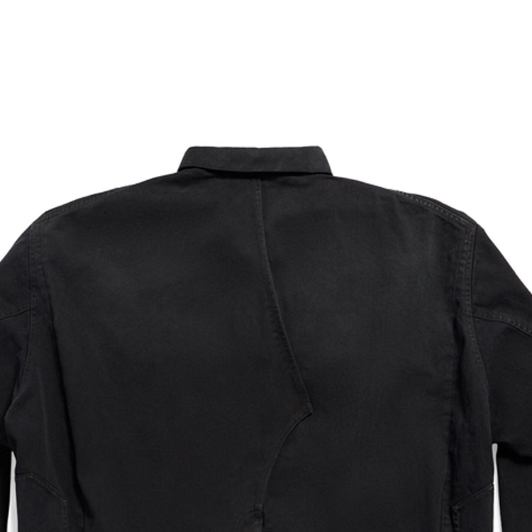 Balenciaga FW23 Black Denim Jacket Single-breasted Pocket Unisex Loose Fit. 767943TNW111672 圖 8