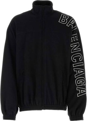 발렌시아가 FW23 블랙 로고 프린트 하이넥 롱슬리브 재킷 유니섹스. 755106TJQ321000 Order 발렌시아가 FW23 블랙 로고 프린트 하이넥 롱슬리브 재킷 유니섹스. 755106TJQ321000