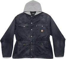 Balenciaga FW23 Black Patchwork Pocket Oversized Jacket Unisex 751713TOP084100 Balenciaga FW23 Black Patchwork Pocket Oversized Jacket Unisex 751713TOP084100