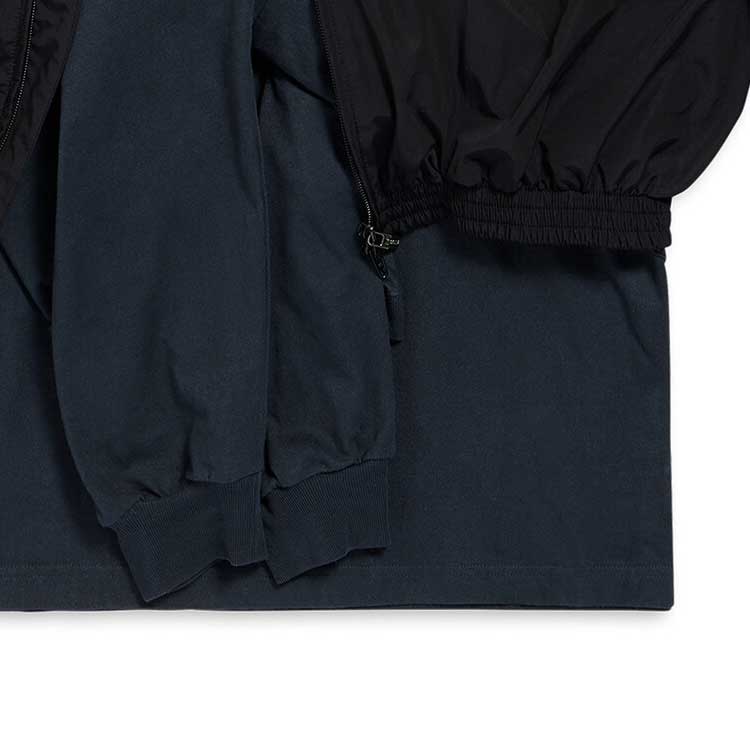 Balenciaga FW23 Black Patchwork Zipper Relaxed Fit Unisex Casual Long Sleeve Jacket 770500TNQ251000 圖 8