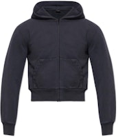 Balenciaga FW23 Black Slim Fit Hoodie with Zipper and Shorts Set for Men. 773284TPVO91083 Balenciaga FW23 Black Slim Fit Hoodie with Zipper and Shorts Set for Men. 773284TPVO91083