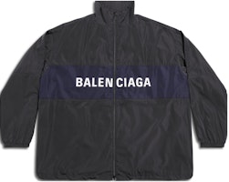 バレンシアガ FW23 ブラック ジップアップジャケット レタープリント ユニセックス. 725302TPO061000 Order バレンシアガ FW23 ブラック ジップアップジャケット レタープリント ユニセックス. 725302TPO061000