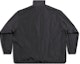 Lookbook バレンシアガ FW23 ブラック ジップアップジャケット レタープリント ユニセックス. 725302TPO061000