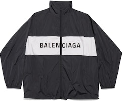 バレンシアガ FW23 ブラック ジップアップジャケット レタープリント ユニセックス. 725302TPO061000 Shop バレンシアガ FW23 ブラック ジップアップジャケット レタープリント ユニセックス. 725302TPO061000