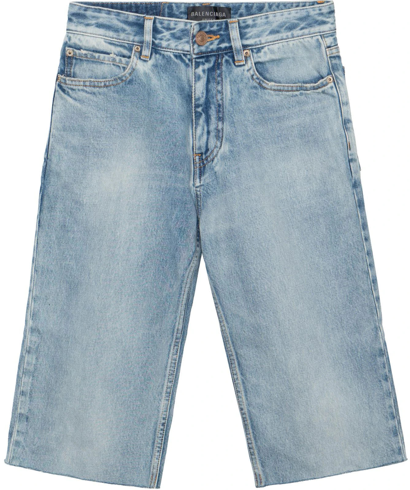 balenciaga-fw-23-blue-frayed-trim-relaxed-fit-straight-denim-shorts-unisex-753212-tdw-143341