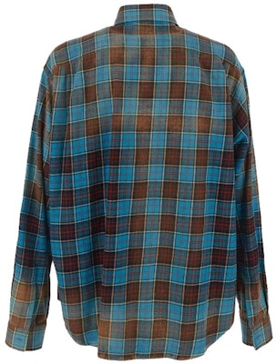 Balenciaga FW23 格紋翻領長袖襯衫 藍色經典版 男裝 715030TMM116305 Lookbook Balenciaga FW23 格紋翻領長袖襯衫 藍色經典版 男裝 715030TMM116305