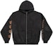Order Balenciaga FW23 Double-Zip Hoodie Jacket Oversized Unisex Black. 744444TOVD91055