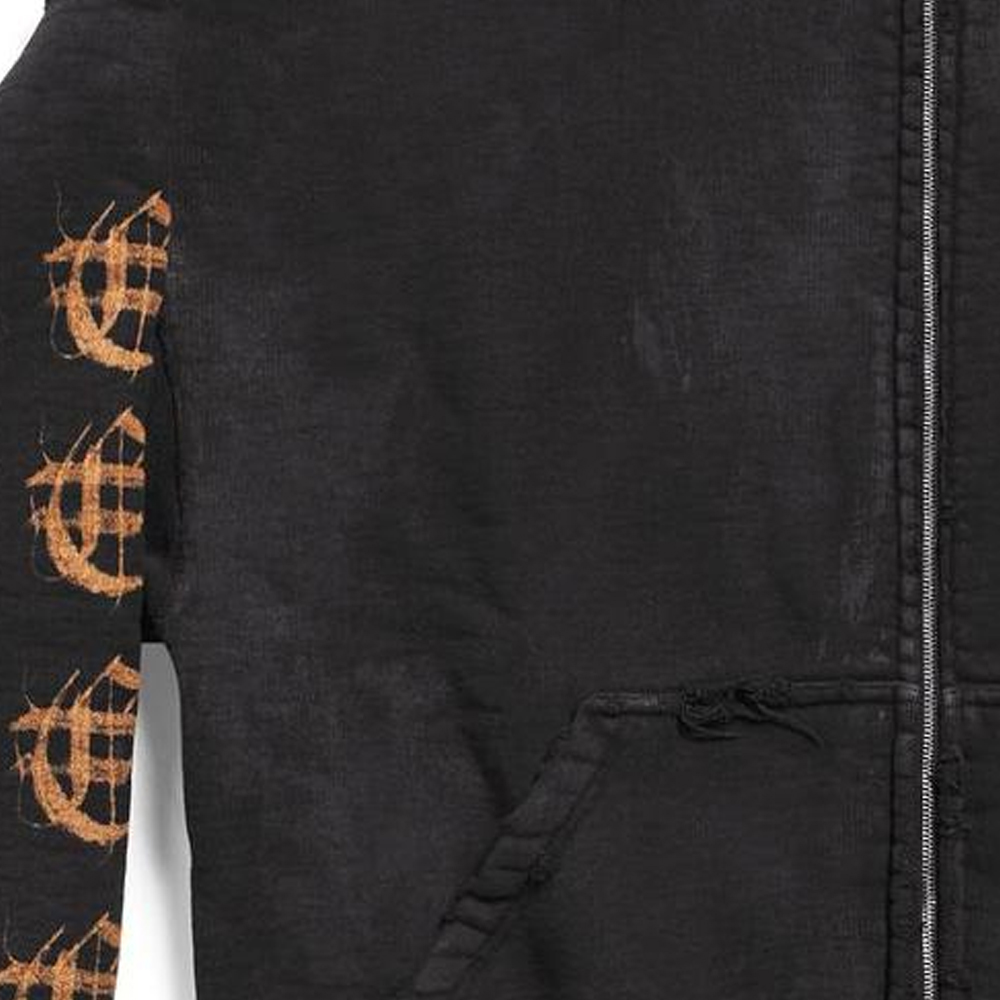 Purchase Balenciaga FW23 Double-Zip Hoodie Jacket Oversized Unisex Black. 744444TOVD91055