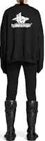 Shop 巴黎世家 FW23 字母印花黑色寬鬆男款套頭衛衣 767860TPVF31070