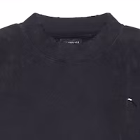 Cheap Balenciaga FW23 字母印花黑色寬鬆款中性圓領T恤. 698811TOVT31055