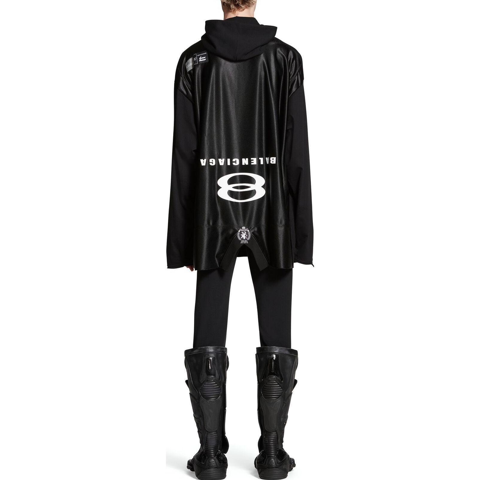 Balenciaga FW23 Letter Print Hoodie Unisex Black - Oversized Fit. 768067TPVG91070 圖 4