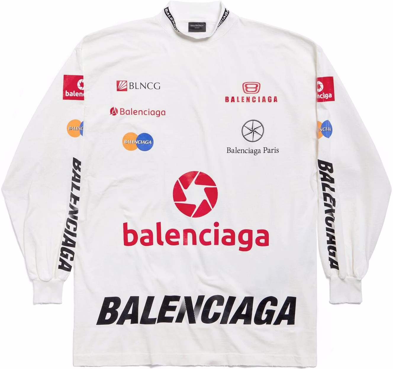 balenciaga-fw-23-letter-print-knit-long-sleeve-t-shirt-unisex-white-loose-fit-767879-tpve-99000
