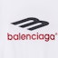 Details for Balenciaga FW23 Baju Lengan Panjang Putih Cetakan Huruf Oversized Lelaki. 720250TPVD79065