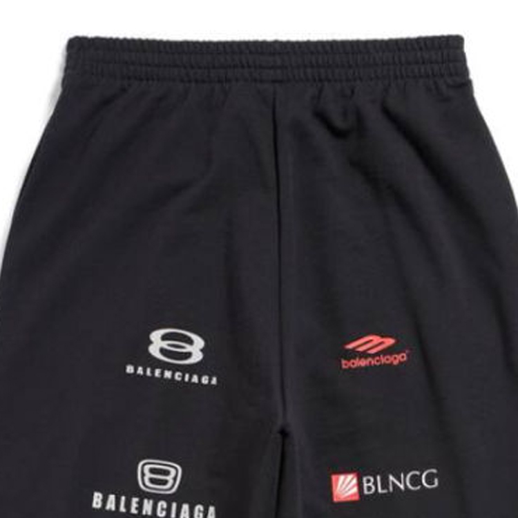 Lookbook バレンシアガ FW23 レタープリント ストレートレッグパンツ ユニセックス ルーズフィット 767853TPVF19000