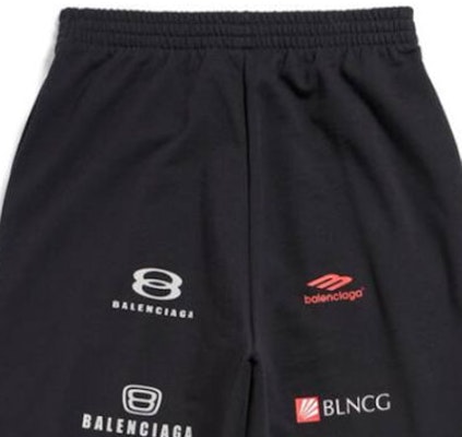 バレンシアガ FW23 レタープリント ストレートレッグパンツ ユニセックス ルーズフィット 767853TPVF19000 Lookbook バレンシアガ FW23 レタープリント ストレートレッグパンツ ユニセックス ルーズフィット 767853TPVF19000