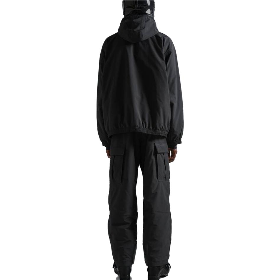 Balenciaga FW23 Logo Print Black Hoodie Regular Fit  Ski Jacket. 773988ТРО411000 圖 5