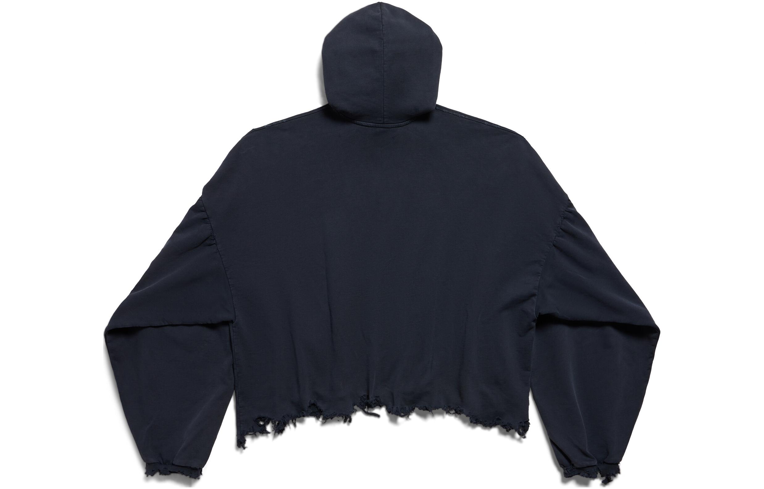 Balenciaga FW23 Logo Print Black Unisex Oversized Hoodie. 783397TQVB21569 圖 3