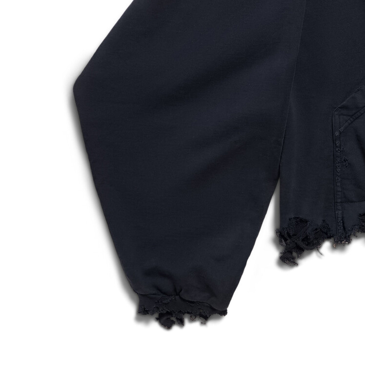 Balenciaga FW23 Logo Print Black Unisex Oversized Hoodie. 783397TQVB21569 圖 5