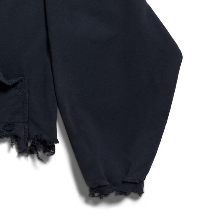 Balenciaga FW23 Logo Print Black Unisex Oversized Hoodie. 783397TQVB21569 圖 6