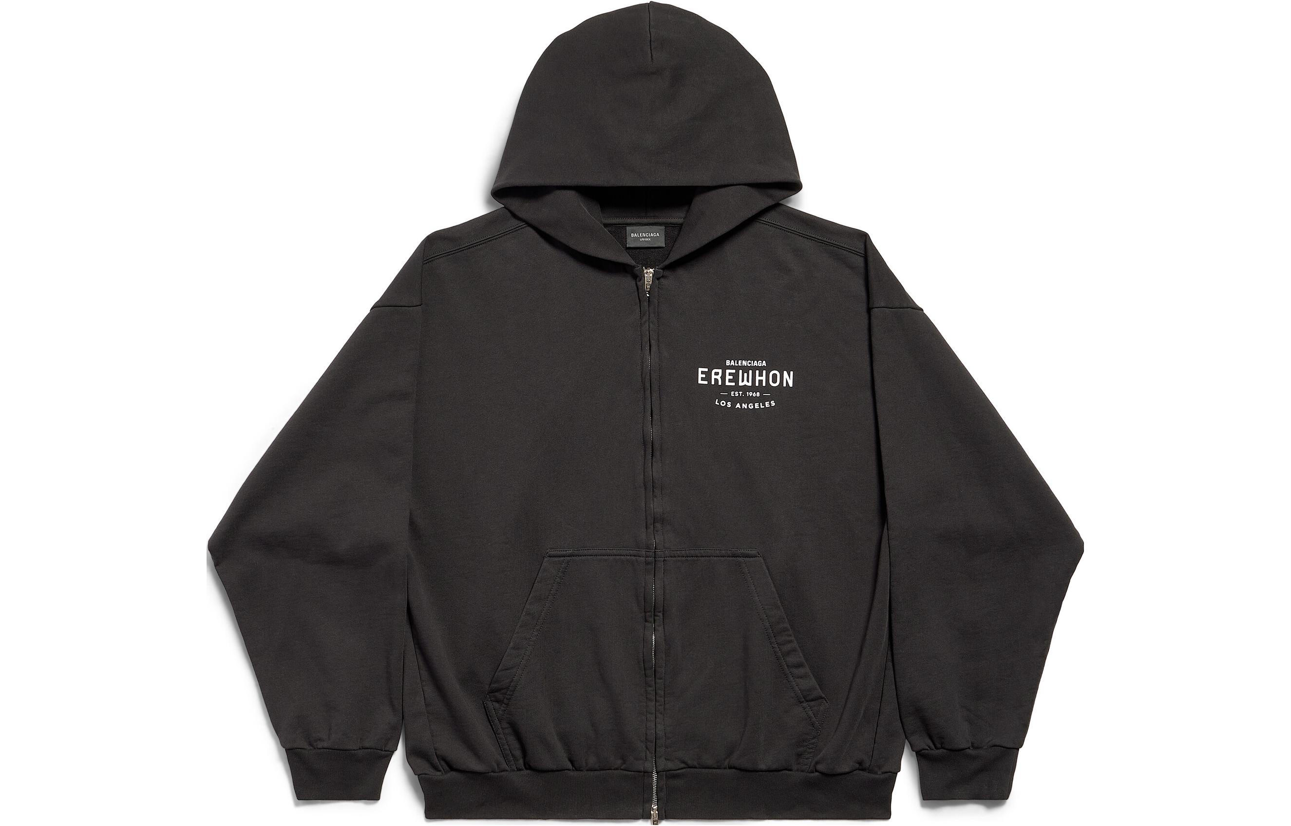 Balenciaga FW23 Logo Print Casual Hoodie Unisex Regular Fit 770939TQVG41569