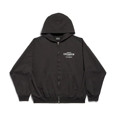 Balenciaga FW23 Logo Print Casual Hoodie Unisex Regular Fit 770939TQVG41569